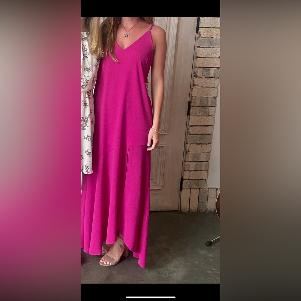 Hot Pink Maxi Dress